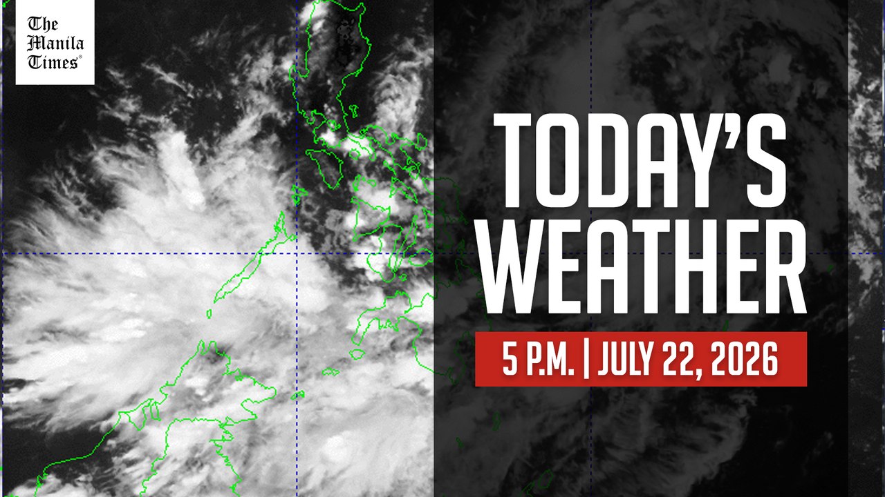 Today's Weather, 5 P.M. | Jul. 22, 2026