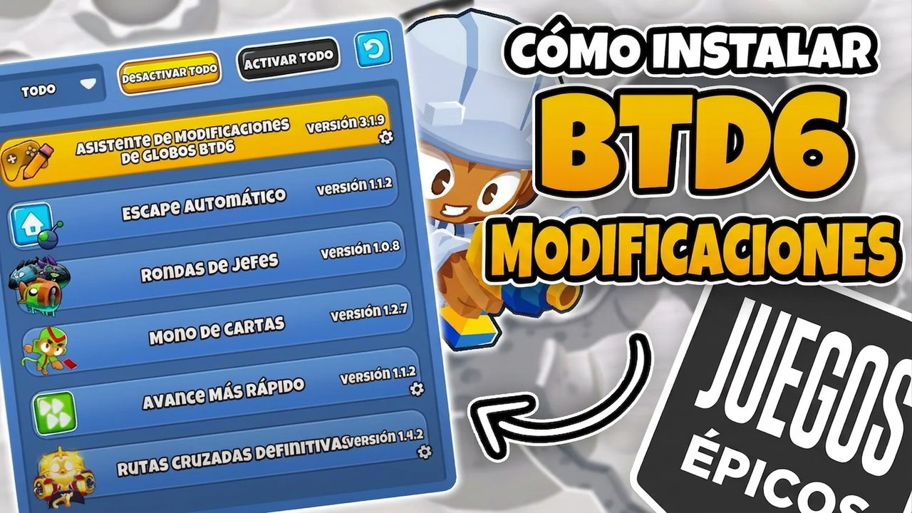 Cómo instalar mods en Epic Games Launcher para BTD6 sin complicaciones