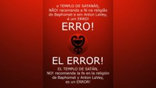 O TEMPLO DE SATANÁS não recomenda! /EL TEMPLO DE SATÁN no recomienda! #satanás #satán #diablo #diabo