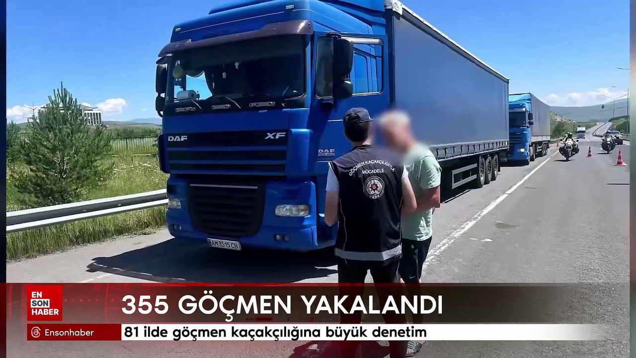 81 ilde göçmen kaçakçılığına büyük denetim: 55 göçmen yakalandı