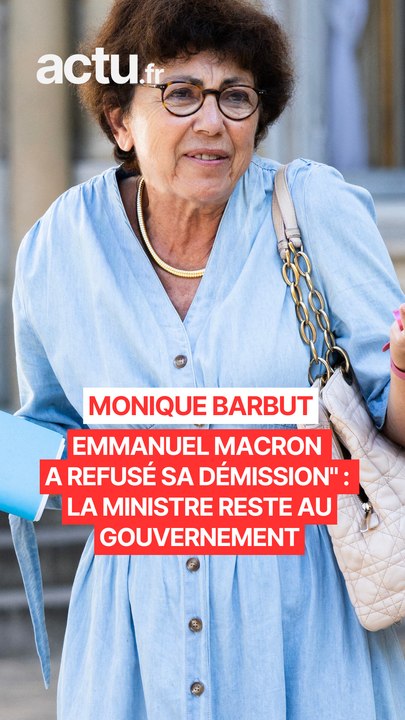 Emmanuel Macron a refusé la démission de Monique Barbut : la ministre reste au gouvernement