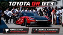Toyota GR GT3 begeistert mit spektakulären Demofahrten in Goodwood