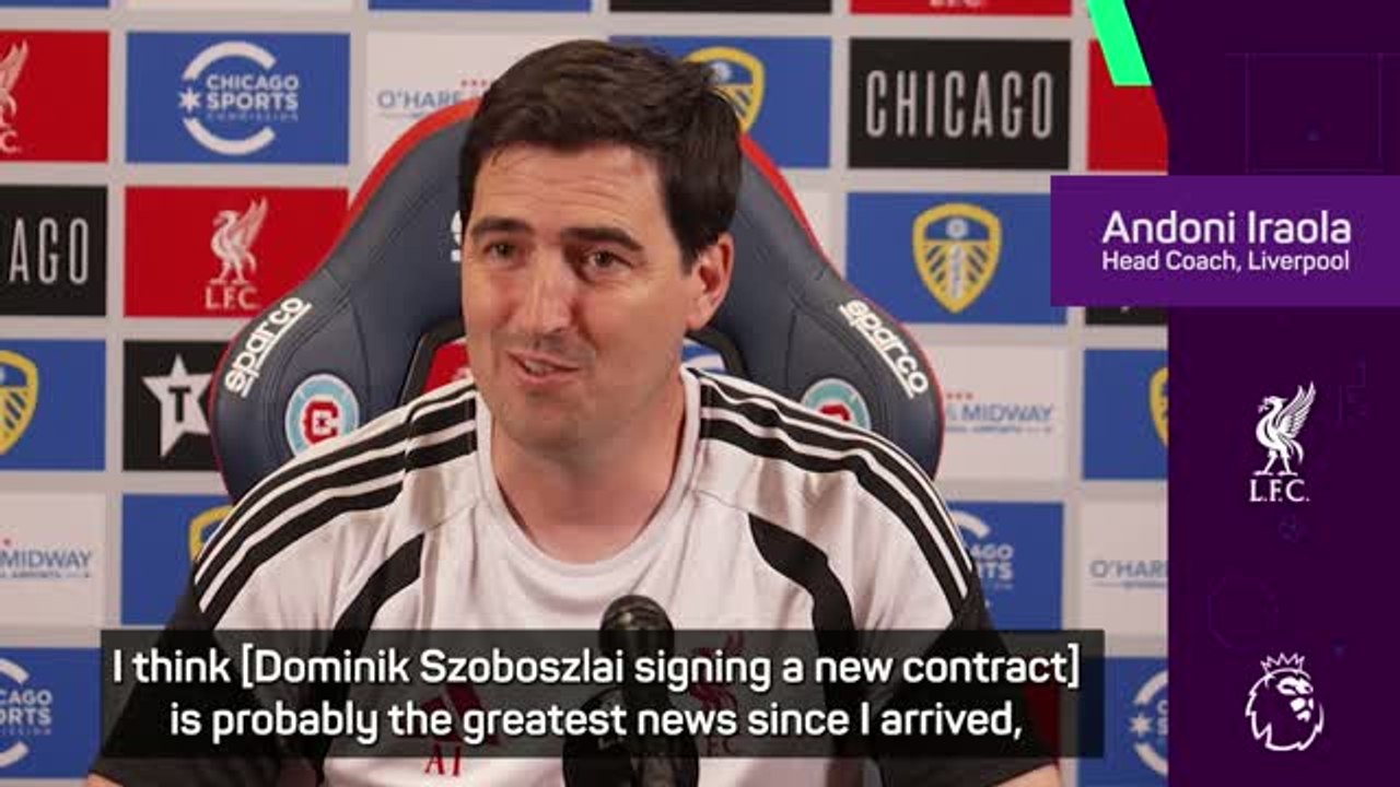 'The best news ever' - Iraola on Szoboszlai's new Liverpool contract