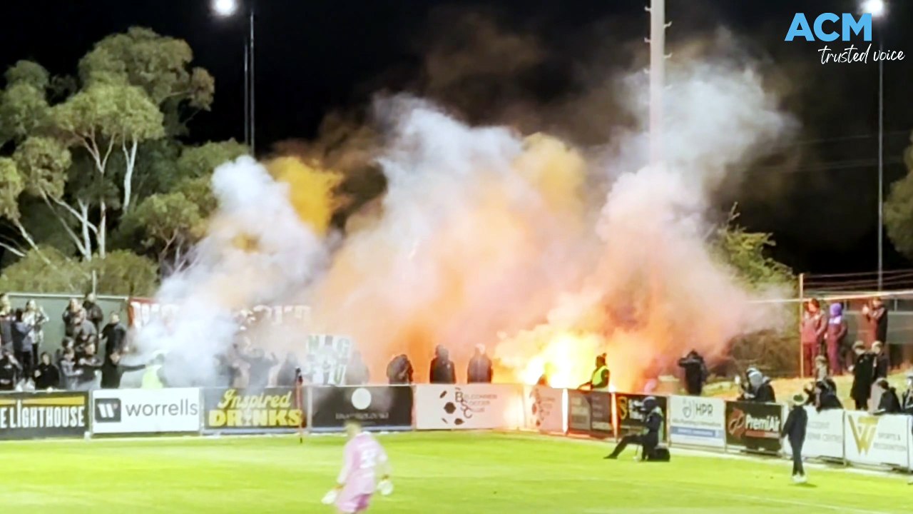 Flares lit at McKellar Park