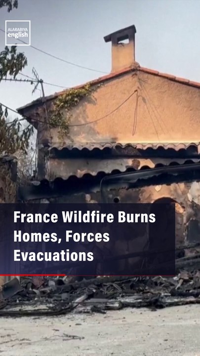 France Wildfire Burns Homes, Forces Evacuations
