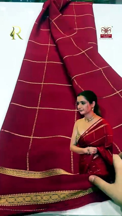 Buy Online Varamahalaxmi Festival Edition Pure Mysore Crape Silk Sarees India