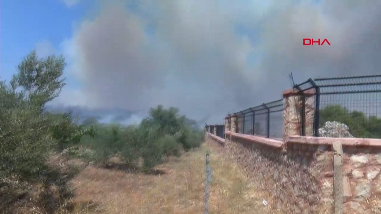 Antalya'daki orman yangınına müdahale sürüyor