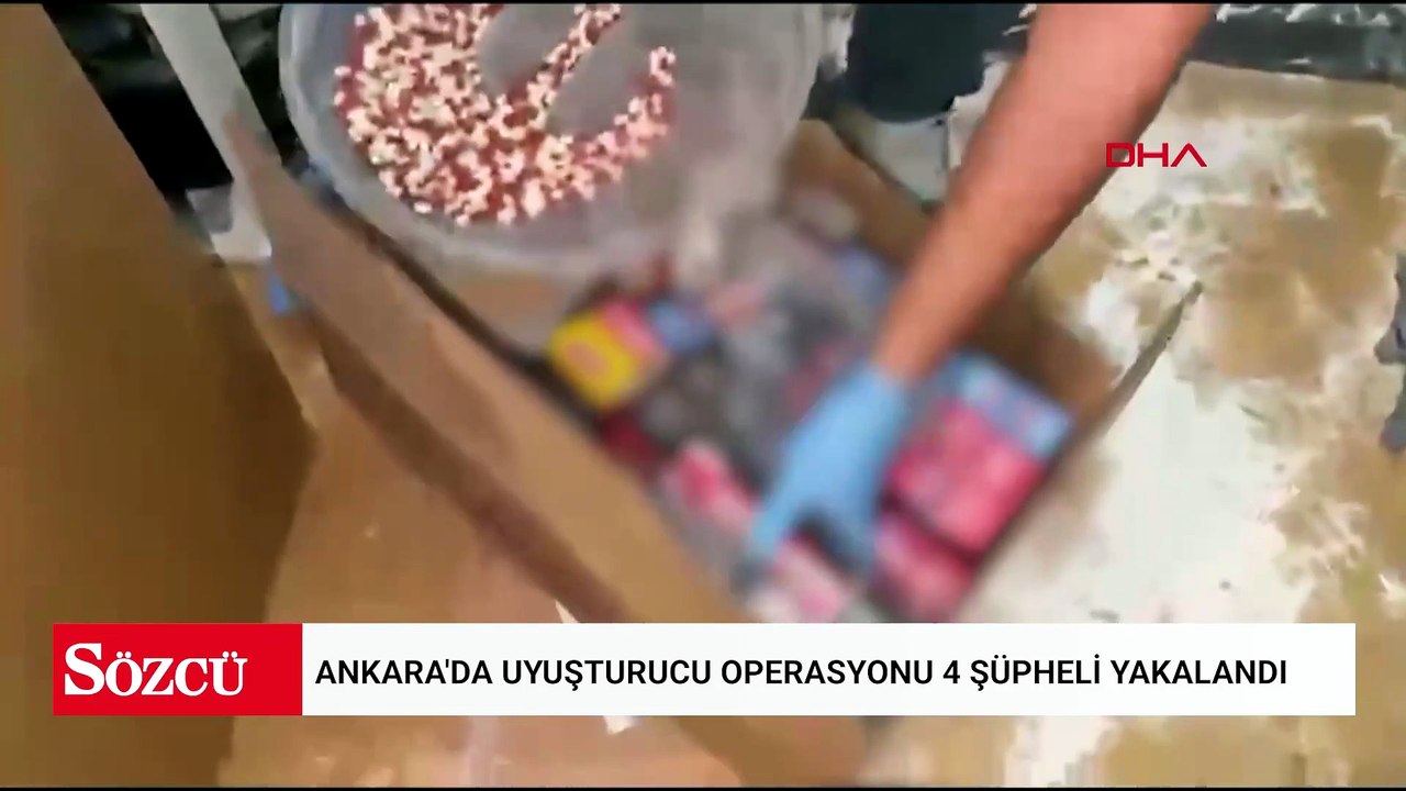 Ankara'da uyuşturucu operasyonu 4 şüpheli yakalandı