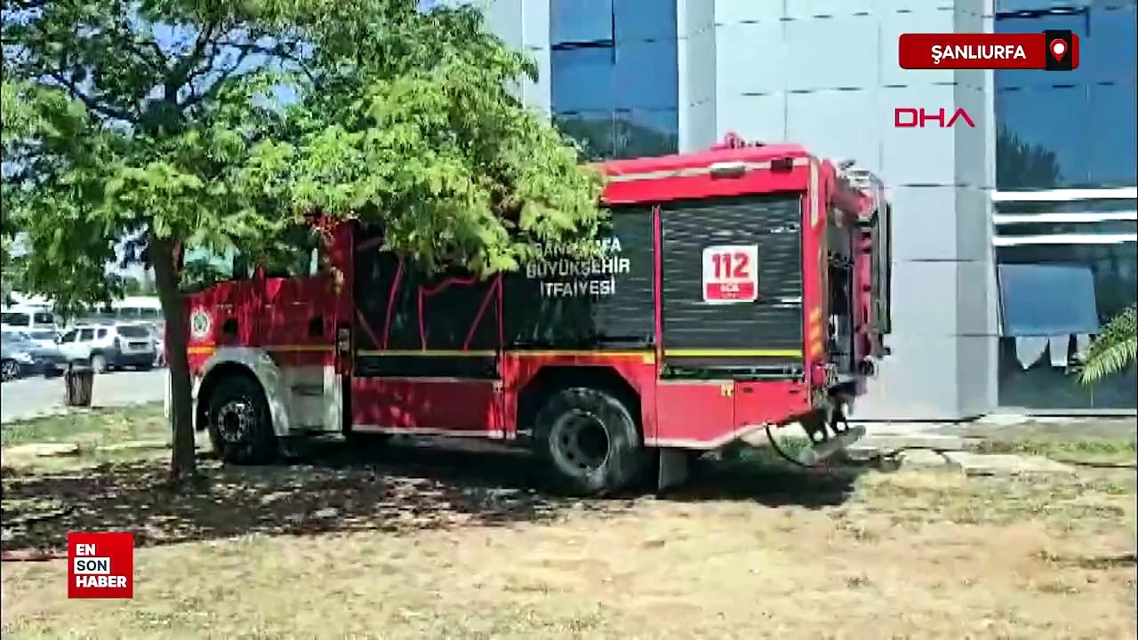 Şanlıurfa Harran Üniversitesi Tıp Fakültesi Hastanesi'nde yangın
