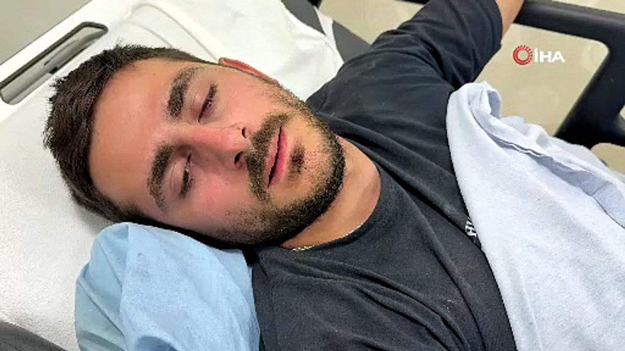 Vurulan gemide yaralanan genç, saldırı anlarını anlattı