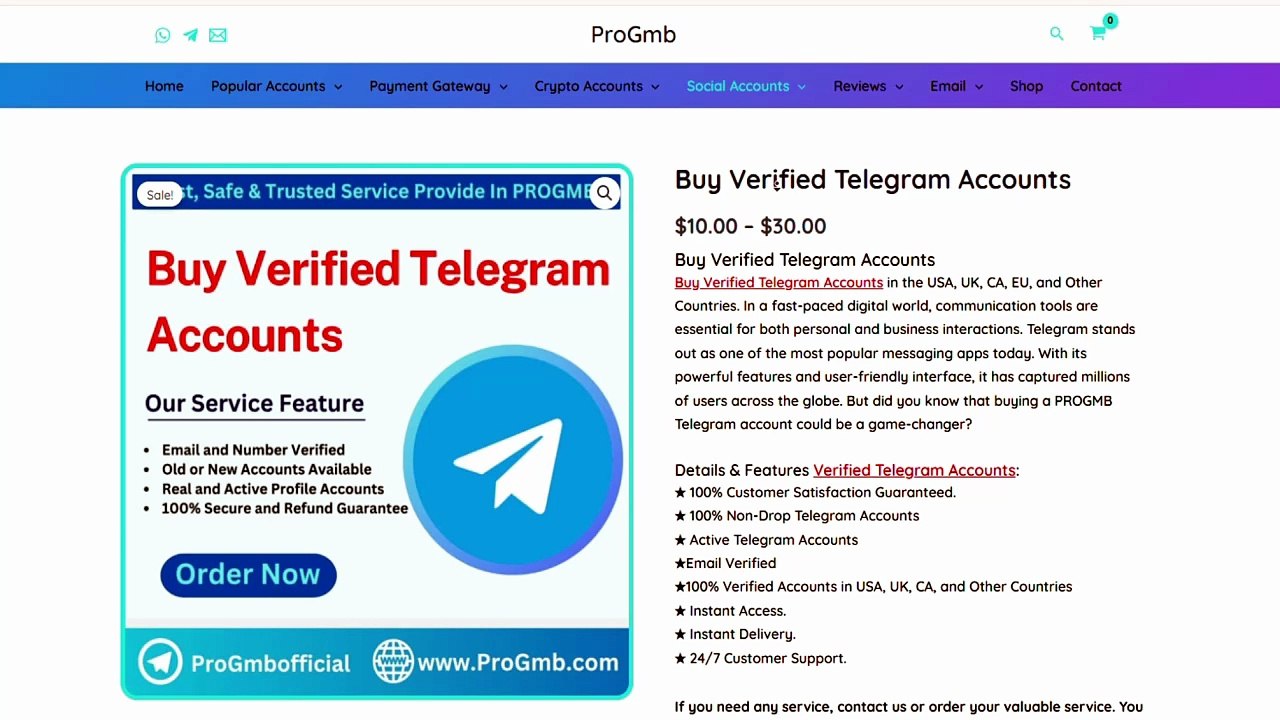 Top 11 Platforms to Buy verified Telegram Accounts for usa ...and 24/7 customer services