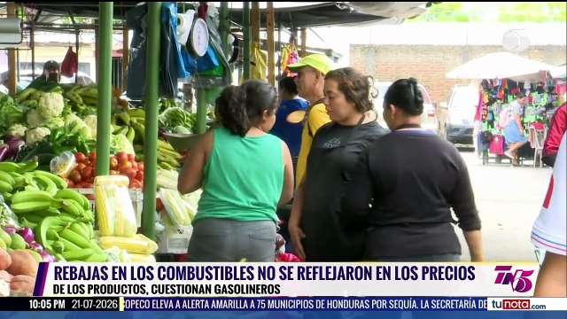 Rebajas en combustibles no se reflejan en precios de productos básicos, señalan gasolineros
