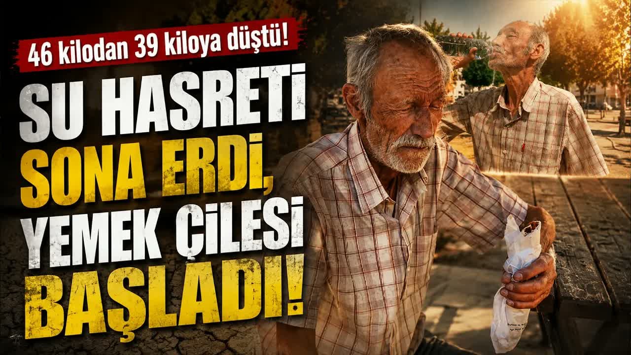 34 Yıl Sonra Su İçmeye Başladı, Bu Kez De Yemek Yiyemiyor