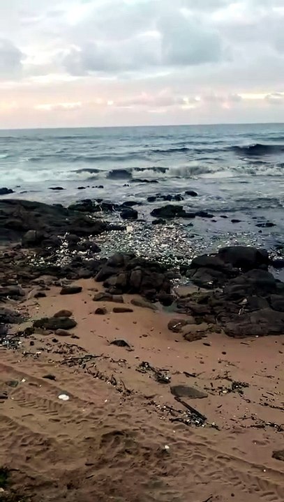​Mar de lixo: Praia de Jardim de Alah amanhece coberta de sujeira após chuvas