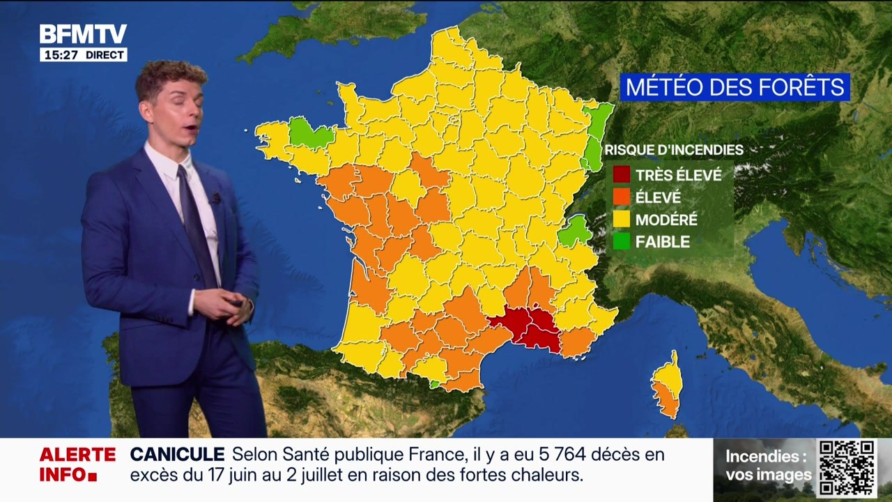 La météo pour ce jeudi 23 juillet 2026