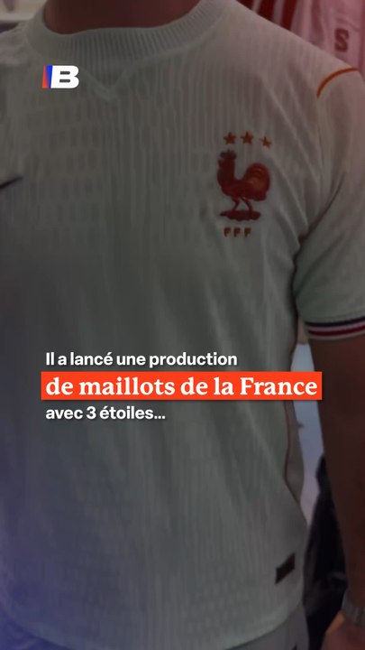 🤯 Il vend des maillots de l’EDF avec 3 étoiles ⁉️