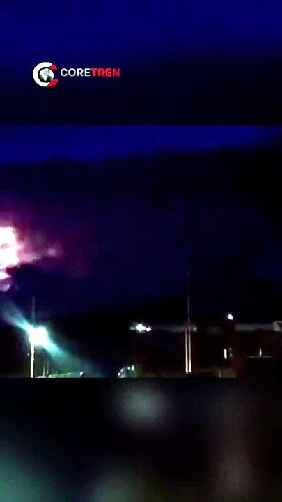 Not a thunderstorm—it's volcanic lightning