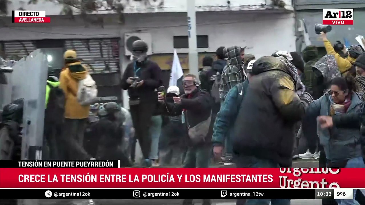 Gas pimienta contra Belliboni