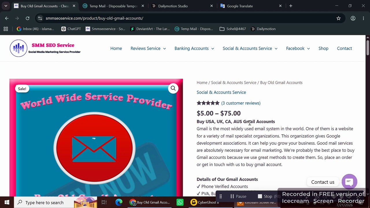 Best 6 Places to Buy, old gmail Accounts in 2025
