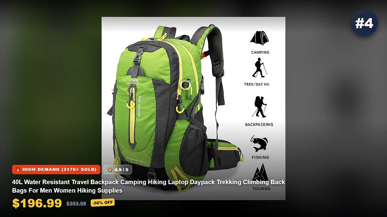 Why Everyone Is Buying Tactical Backpack For Travel - 30/50L Tactical Backpacks Man Traveling Bags Survival Outdoor 3P A...