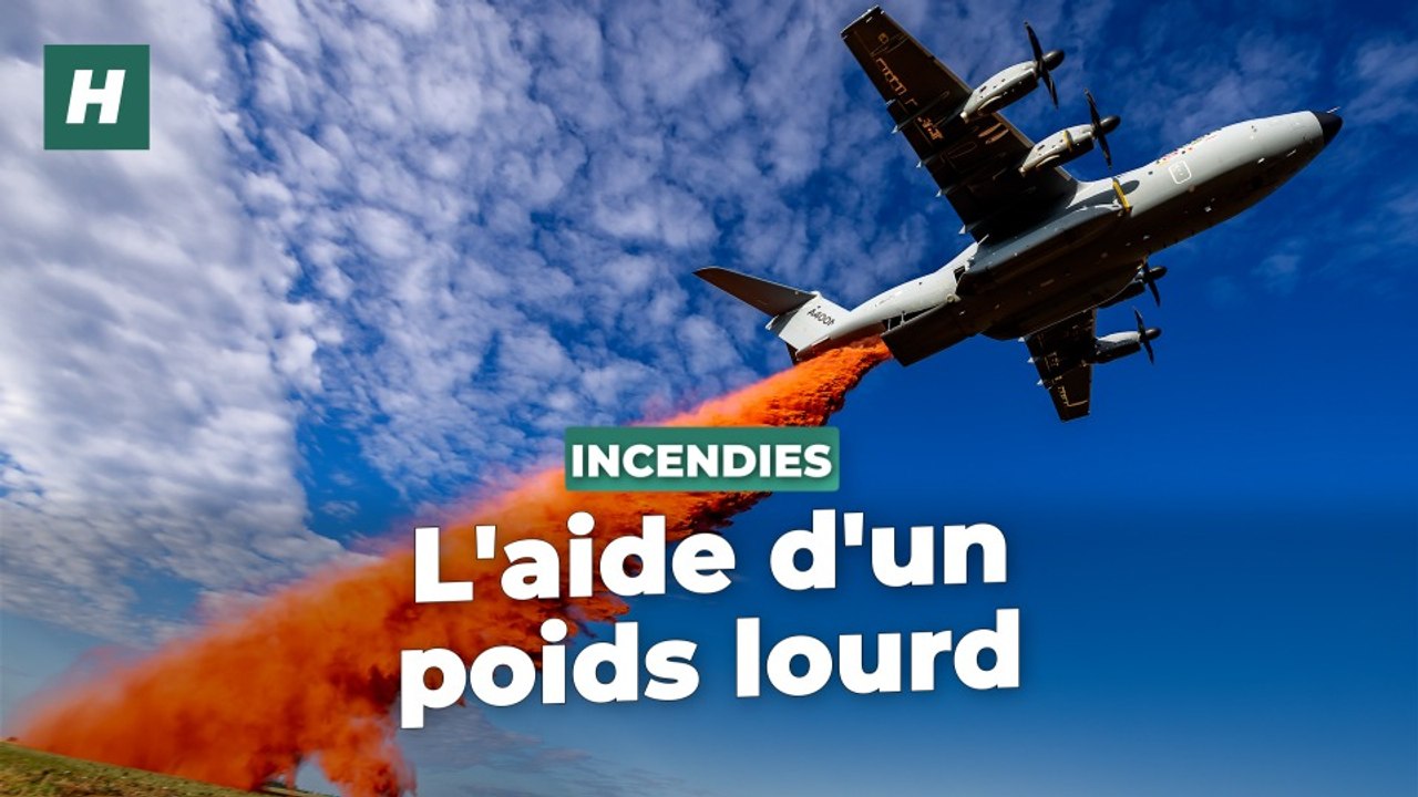 La France pourrait utiliser un immense avion militaire pour lutter contre les incendies