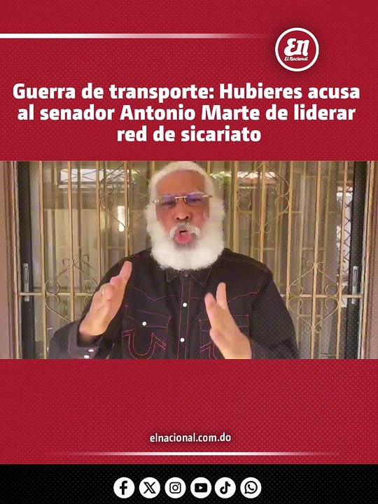 Guerra en el transporte: Hubieres acusa a senador de liderar una red de sicariato contra choferes