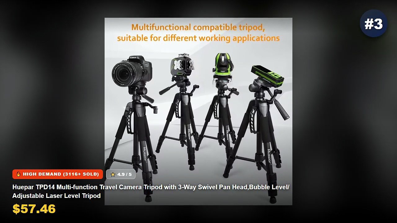 Cheap & Best Laser Level For Travel Unboxing & Review - Decteam 4 Section Tripod For Laser Level,Travel Camera Multi Fun...