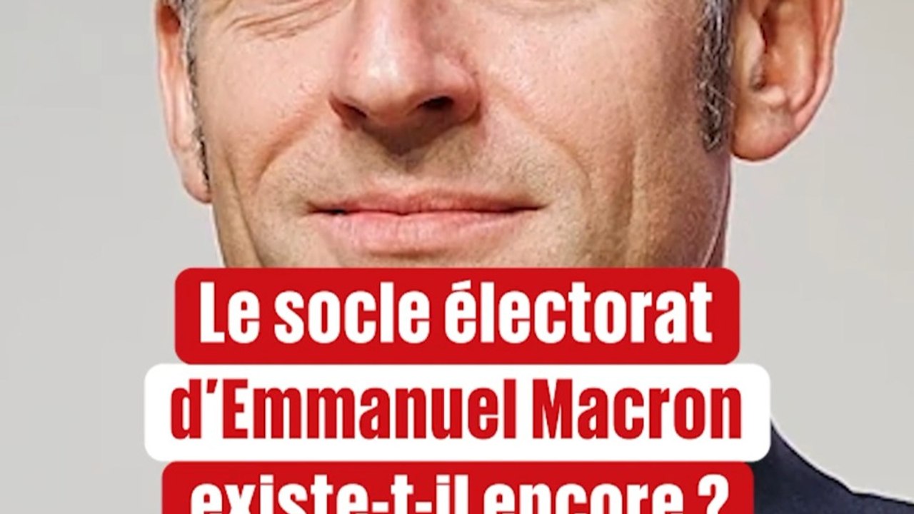 Emmanuel Macron a-t-il encore un socle électoral ?	🔎
