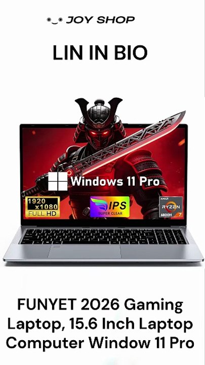 Insane $799 Gaming & Creator Laptop! 🚀 FUNYET Ryzen 7 6800H (24GB RAM) #TechDeals #GamingLaptop #shorts #usa