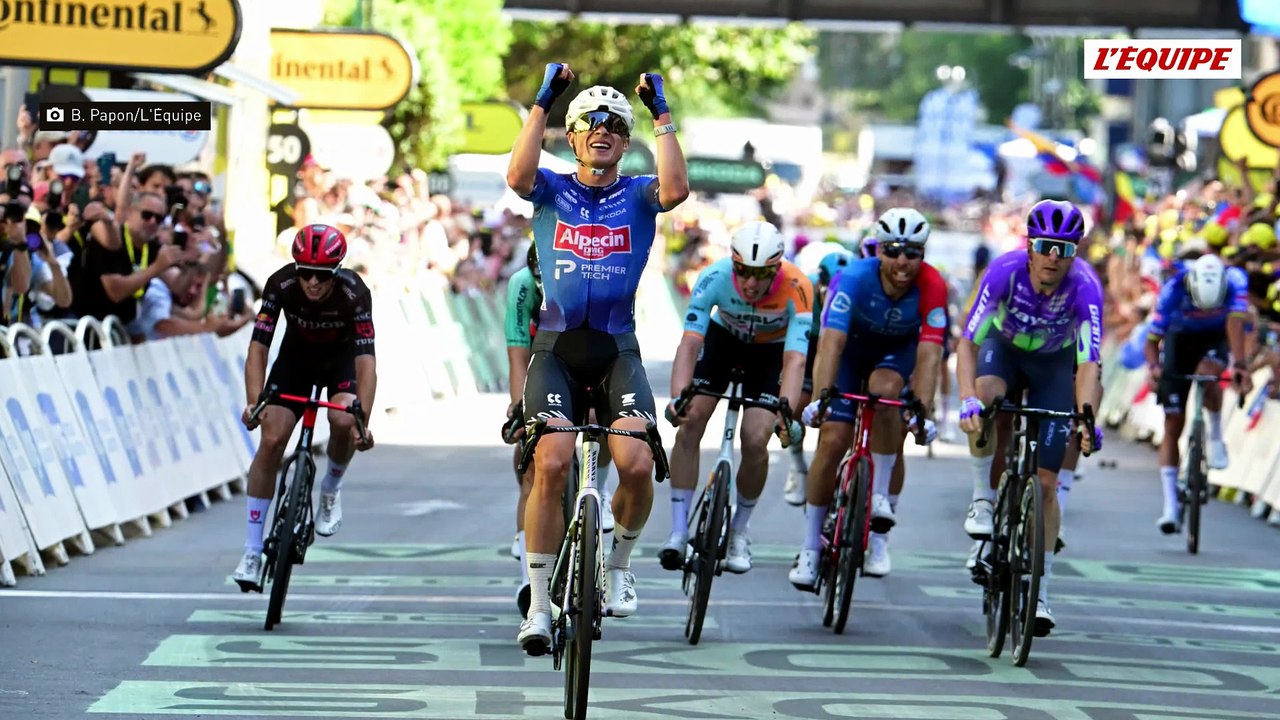 Jasper Philipsen se débloque au sprint sur la 17e étape du Tour de France malgré le numéro de Jasper Stuyven - Tour de France