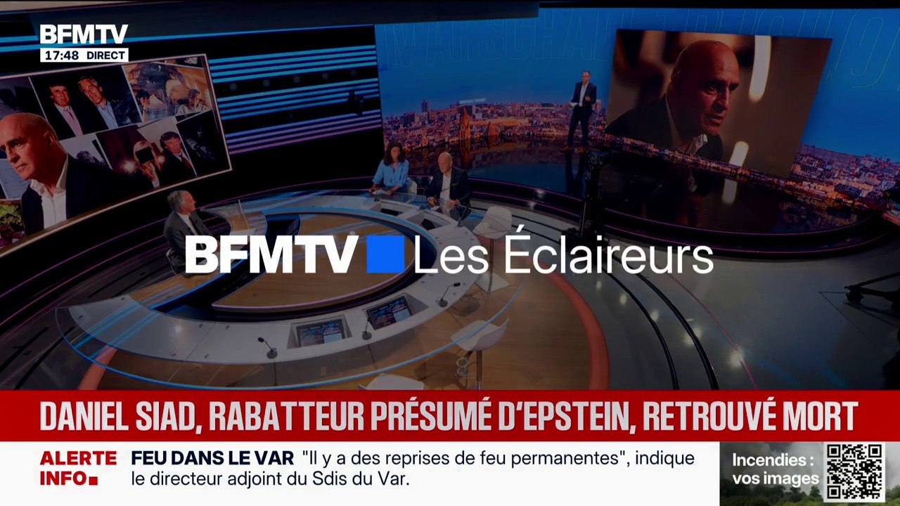 LES ÉCLAIREURS - Qui était Daniel Siad, rabatteur présumé de Jeffrey Epstein, retrouvé mort