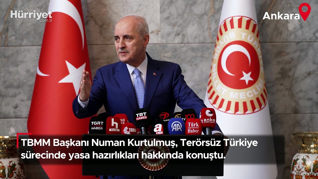 TBMM Başkanı Kurtulmuş'tan Terörsüz Türkiye açıklaması