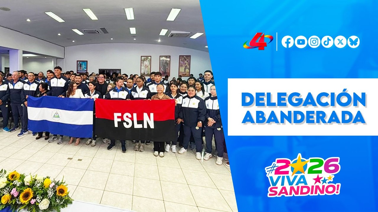 🇳🇮 Nicaragua abandera a su delegación para los XXV Juegos Centroamericanos y del Caribe
