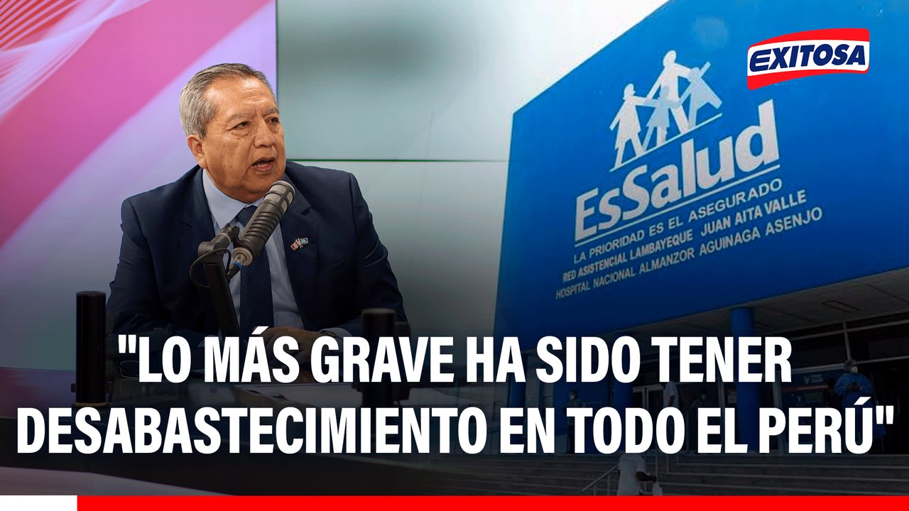 Jaime Moreno: "Lo más grave ha sido tener desabastecimiento en todo el Perú"