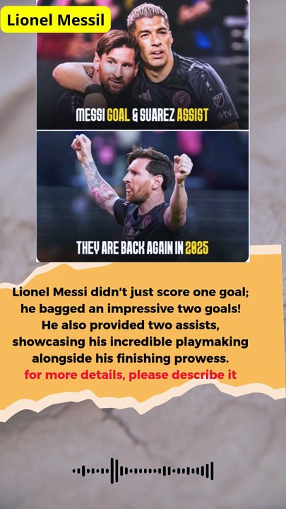 Lionel Messi scored a goal, while Luis Suárez provided an assist in their first pre-season game