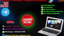 Top 96.9 Countries to Buy Telegram Accounts From Usa , Uk (Any Country)