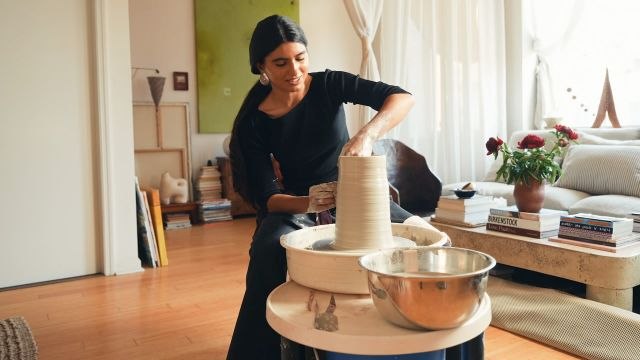 How a Ceramicist Fit a Pottery Studio Into Her Small NYC Apartment