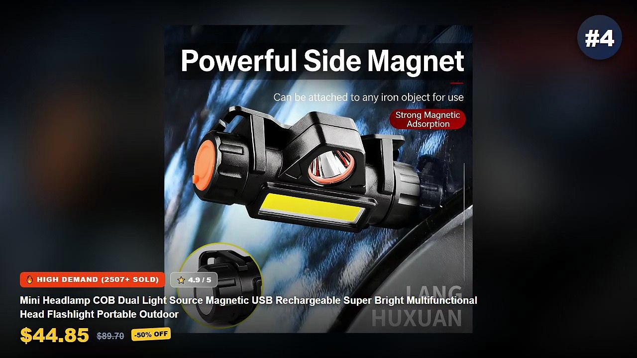 Why Everyone Is Buying Magnetic Headlamp - Motion Sensor Rechargeable Headlight Flashlight LED Ultra Bright Headlights F...