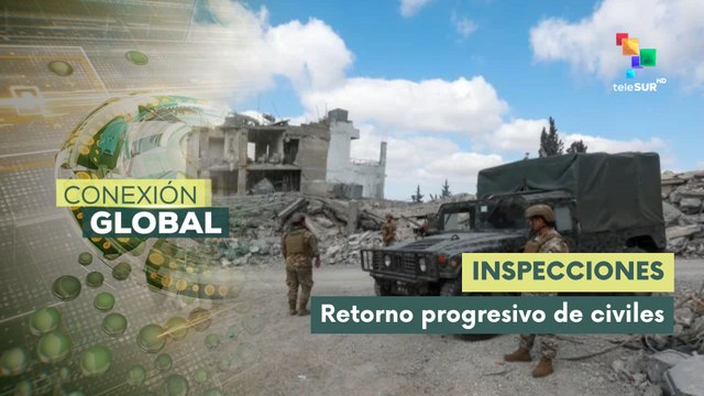Fuerzas armadas del Líbano inspeccionan terrenos para retorno de civiles