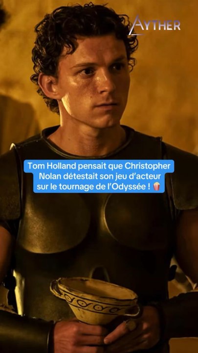 Tom Holland pensait que Nolan détestait son jeu dans l’Odyssée ! #theodyssey #tomholland #nolan