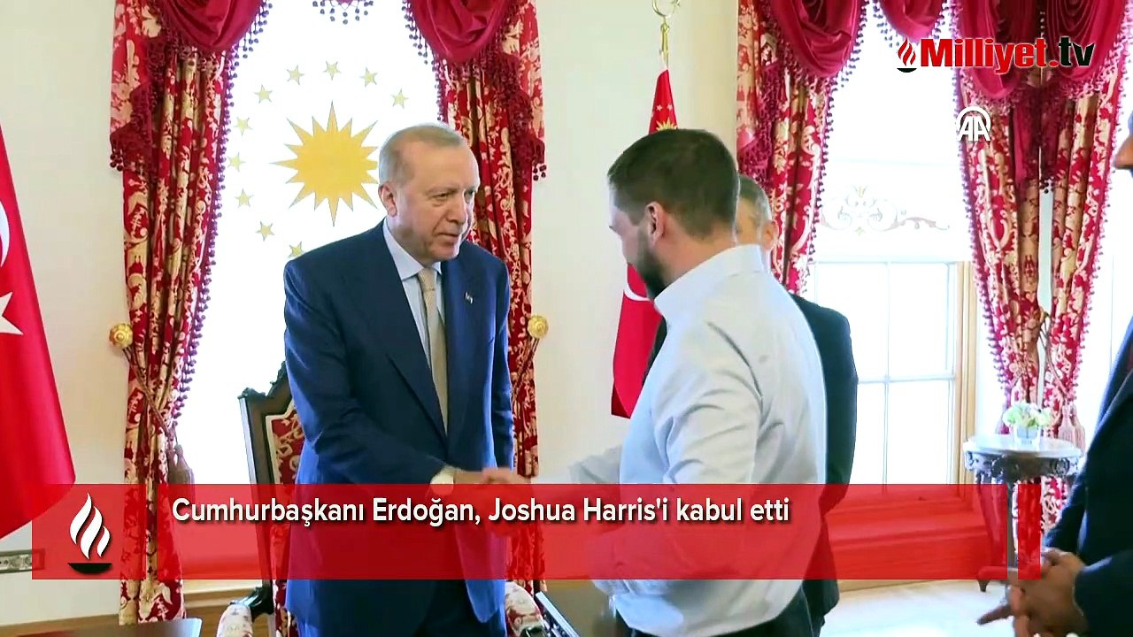 Cumhurbaşkanı Erdoğan 'Cake Not Hate' kampanyasıyla tanınan Harris'i kabul etti