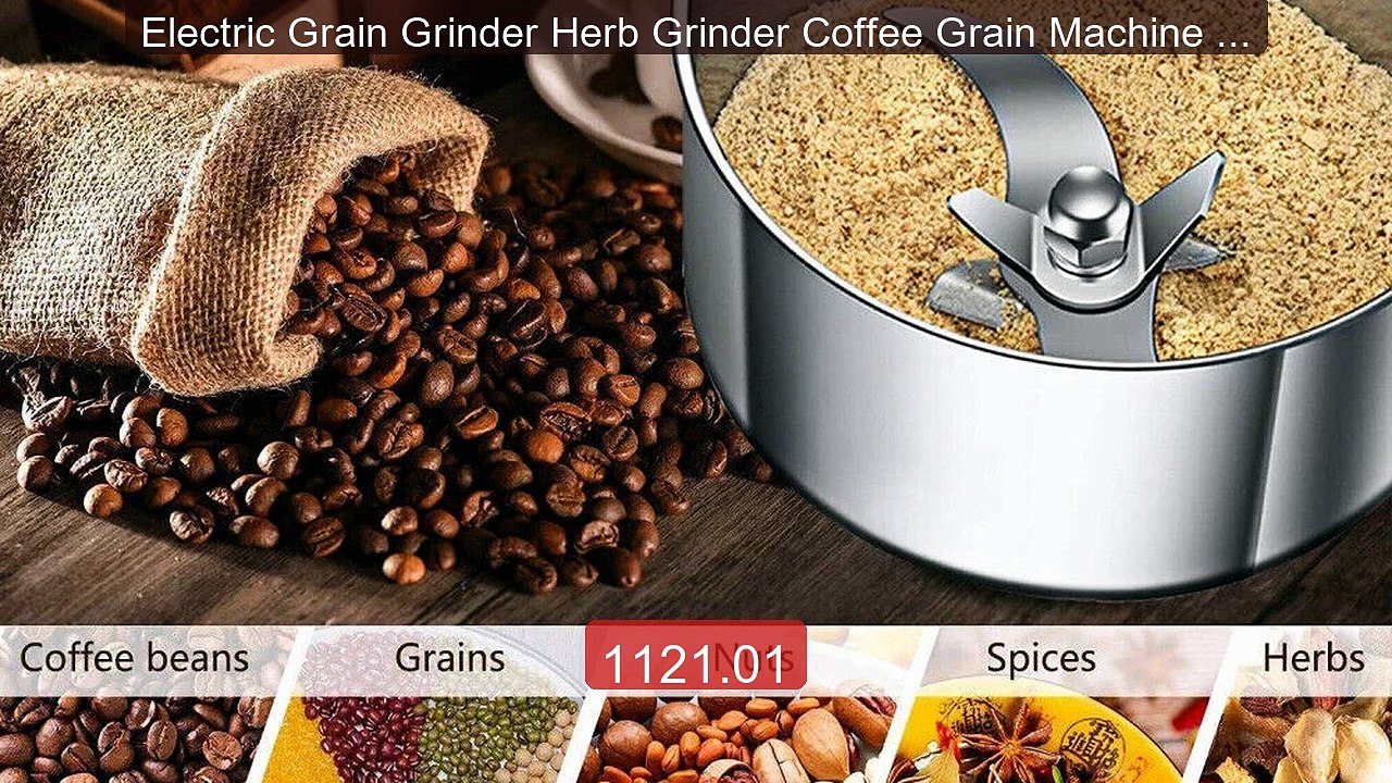 Electric Grain Grinder Herb Grinder Coffee Grai...
