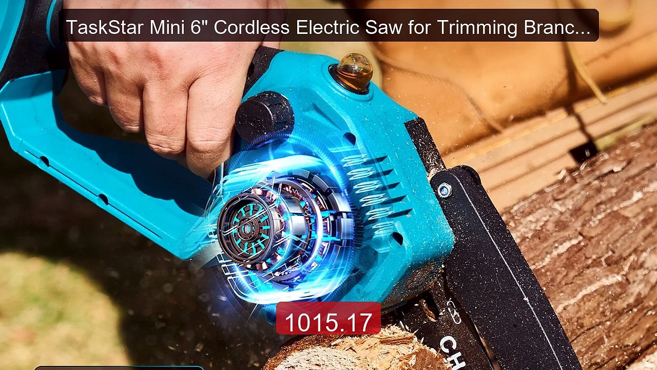 TaskStar Mini 6" Cordless Electric Saw for Trimming Branch Handheld... -- Top Rated 2026 | Buy Now!