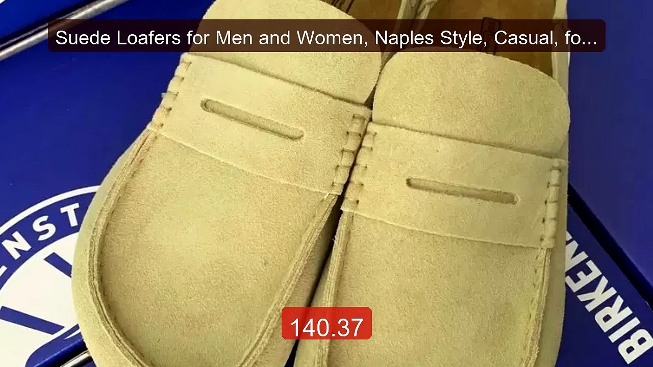 Suede Loafers for Men and Women, Naples Style, Casual, for ... -- Top Pick 2026 | Unbeatable Price!