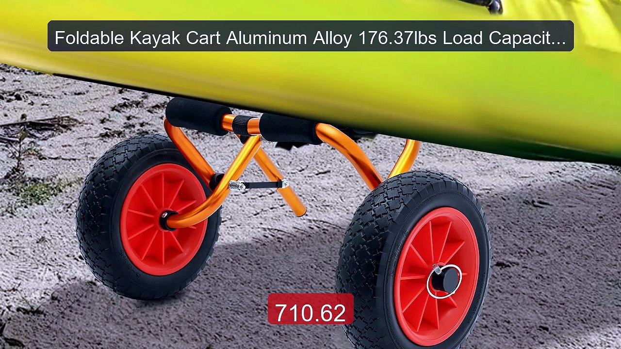 Foldable Kayak Cart Aluminum Alloy 176.37lbs Load Capacity ... -- Top Pick 2026 | Unbeatable Price!