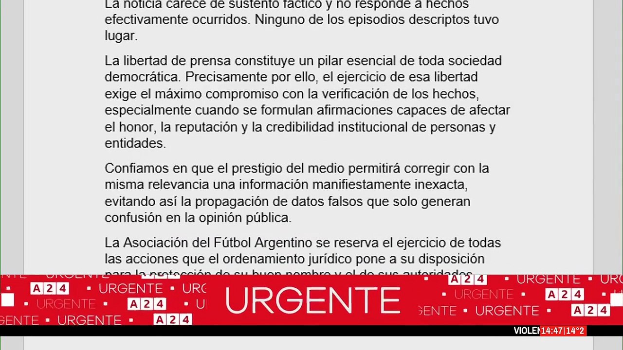 Comunicado de Gregorio Dalbón desmintiendo la incautación de los teléfonos de Tapia en Estados Unidos