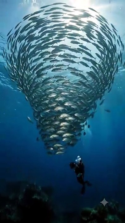 Inside a Living Ocean Storm | The Great Baitball | Deep Wildlife