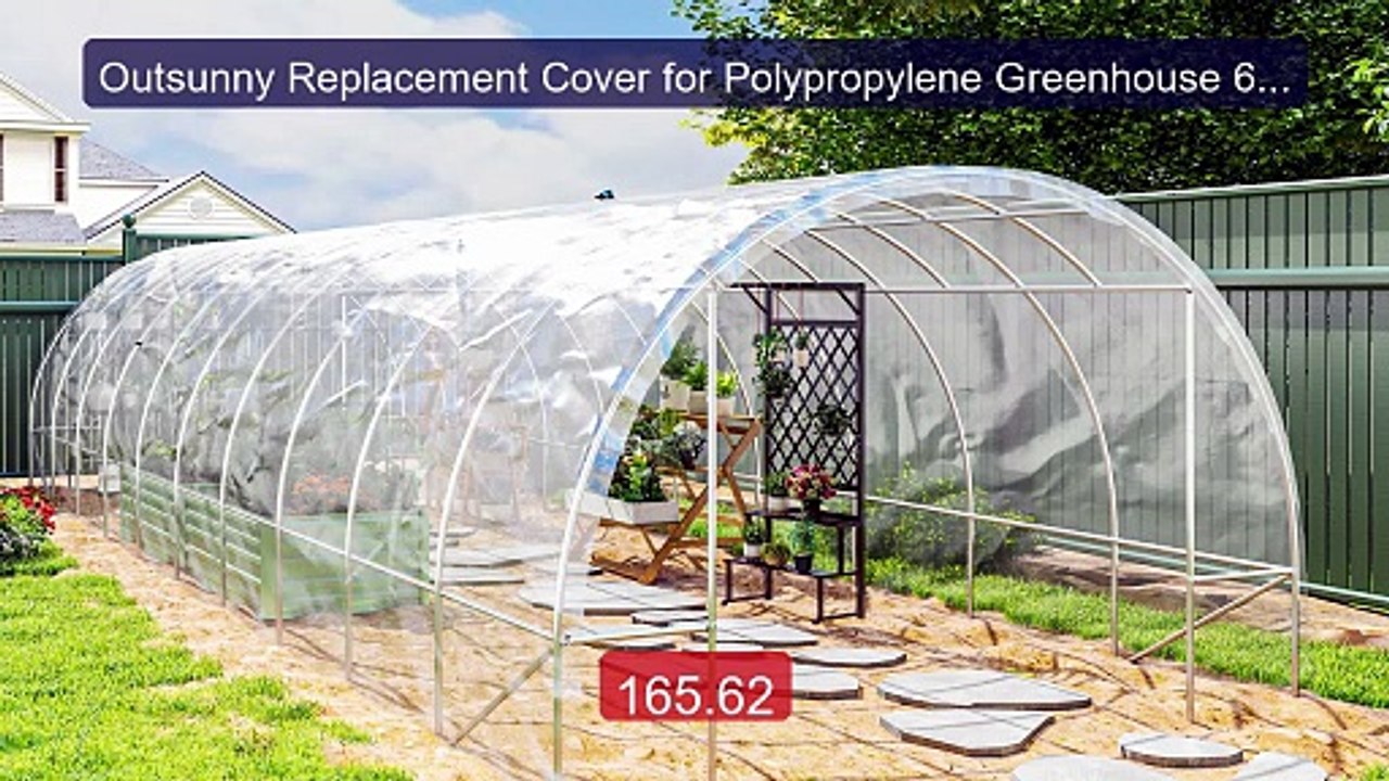 Outsunny Replacement Cover for Polypropylene Greenhouse 6X1... -- Top Pick 2026 | Unbeatable Price!