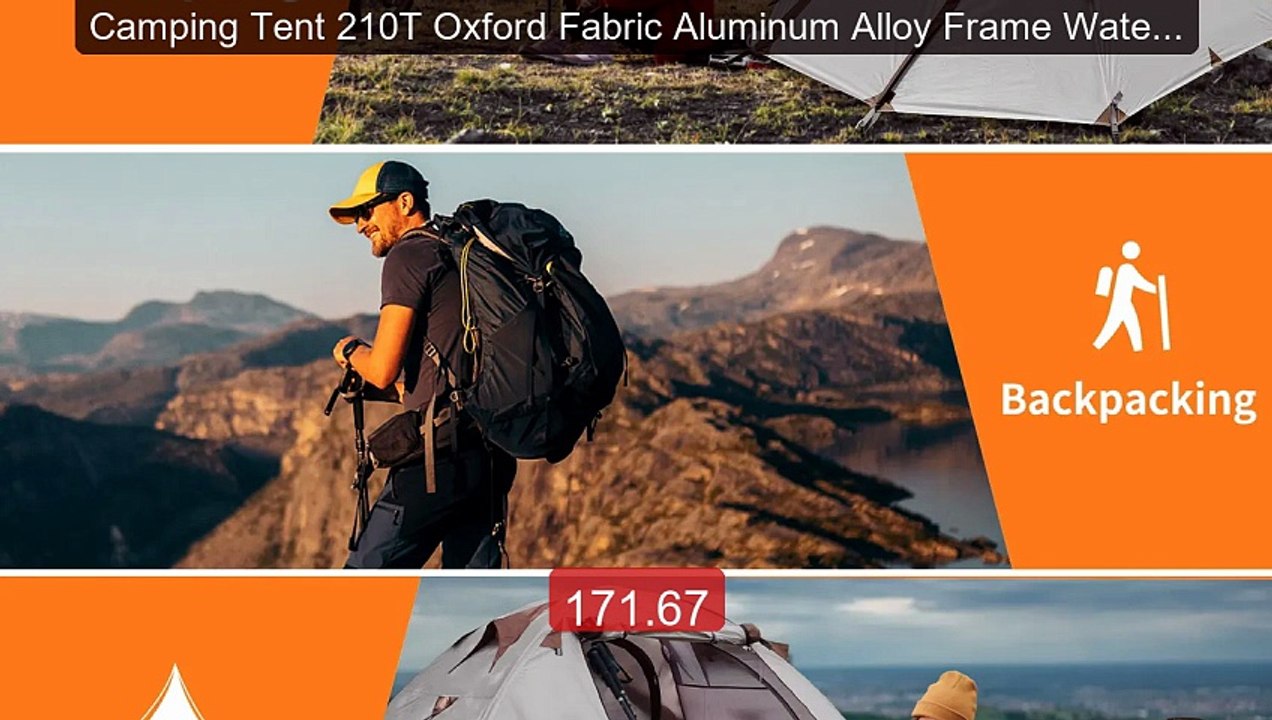 Camping Tent 210T Oxford Fabric Aluminum Alloy Frame Waterp... -- Top Pick 2026 | Unbeatable Price!