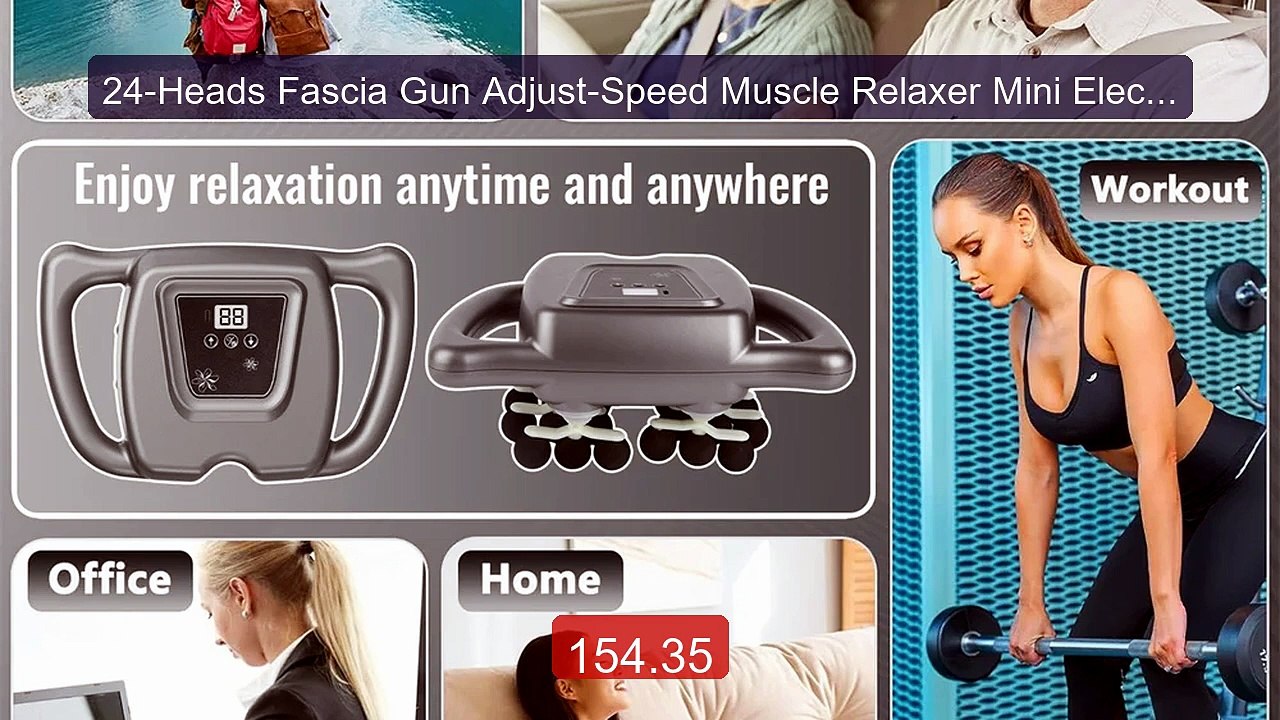 24-Heads Fascia Gun Adjust-Speed Muscle Relaxer Mini Electr... -- Top Pick 2026 | Unbeatable Price!